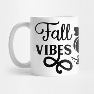 Fall Vibes Simple Lettering Mug